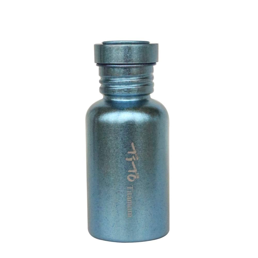 新品。純チタンボトル Amazon | Cuticate チタンボトル チタン水筒 500ml 純